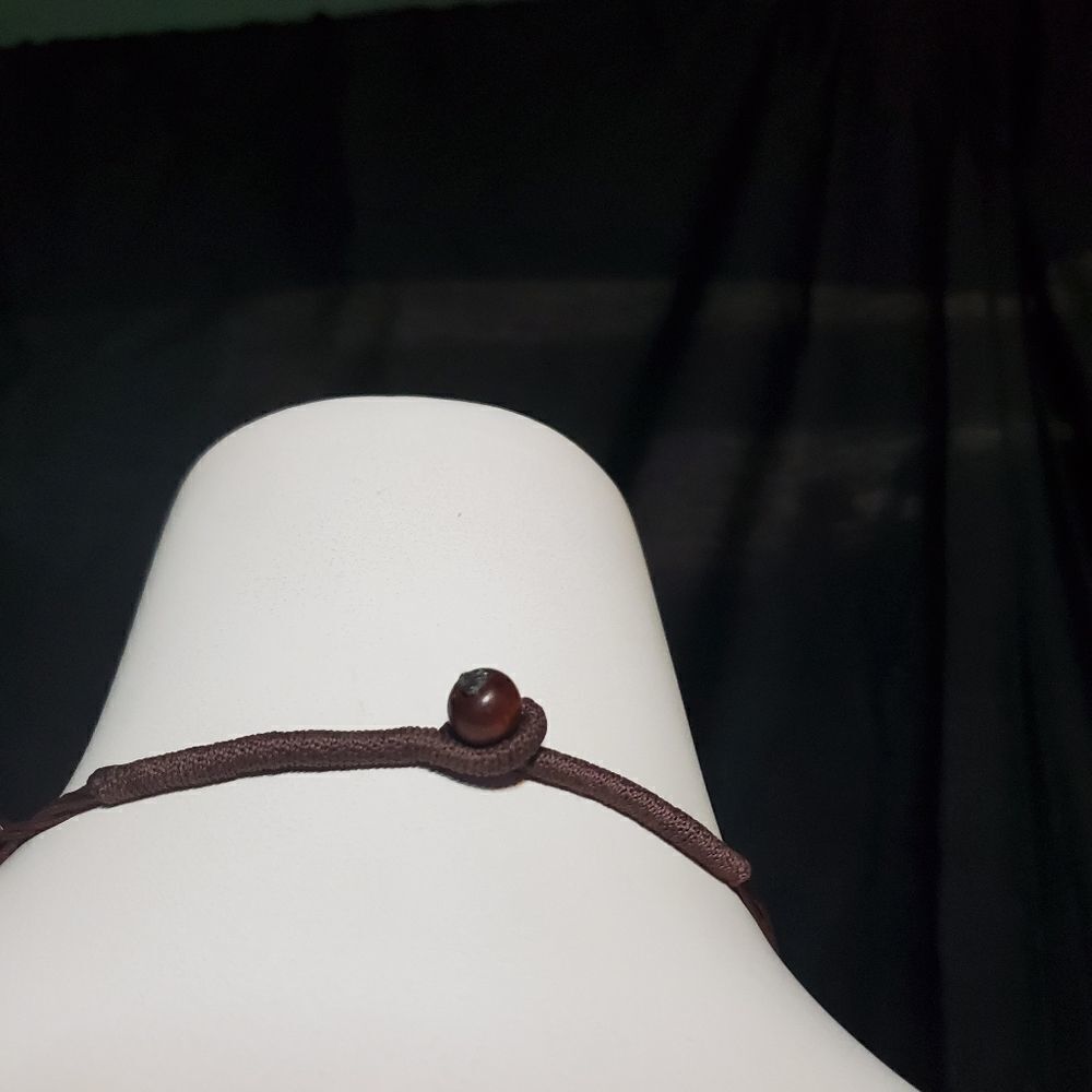 Boho Coconut Shell Brown Multilayer Necklace - Picture 4 of 4